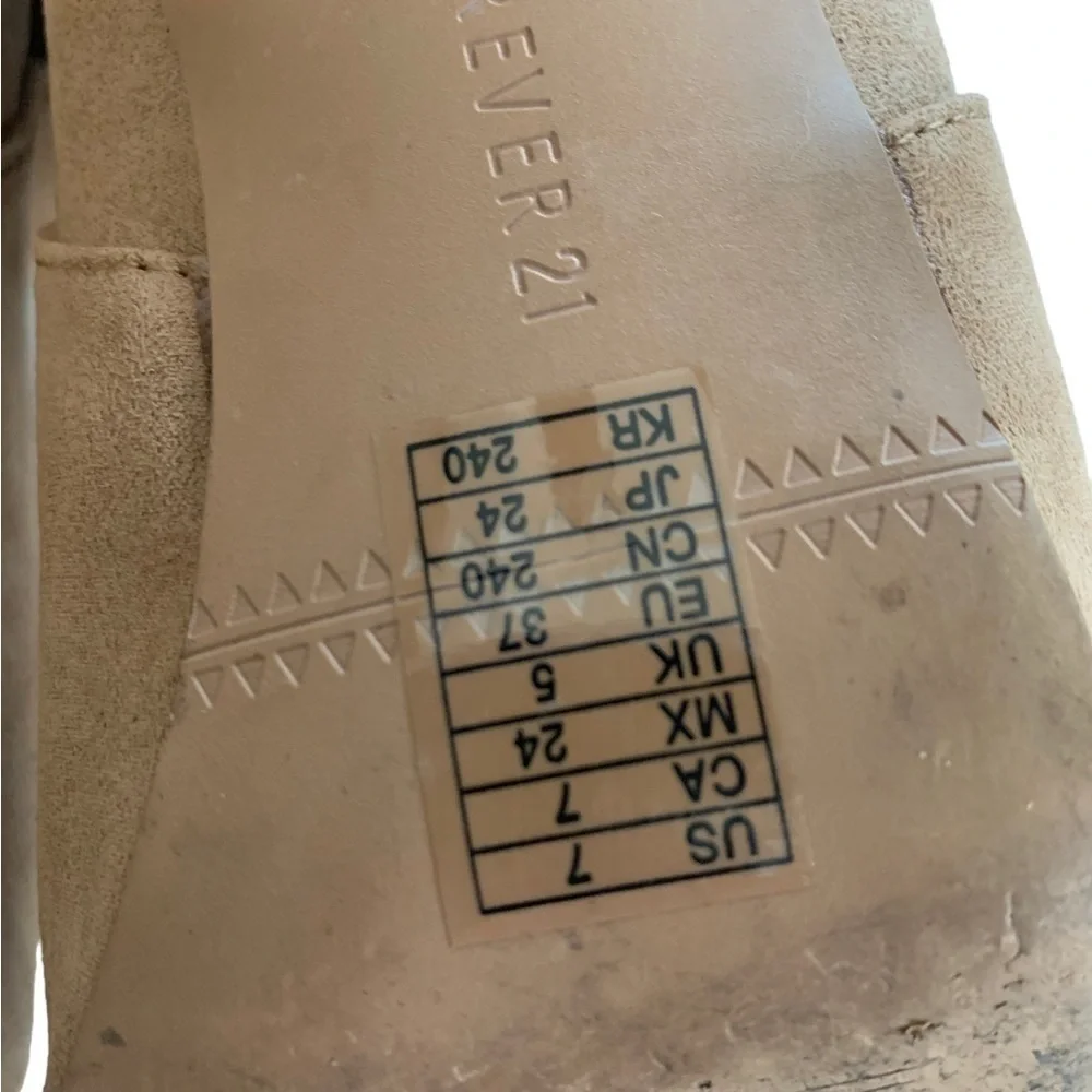 𝅺FOREVER 21 Slip-on Heels, 7 - Picture 7 of 10